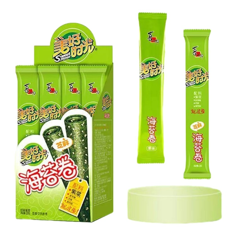 のり巻き　2026/05/27 15時まで 中国直送】Xizhilang STRONGFOOD クラシック胡麻海苔巻き 27g - Yami