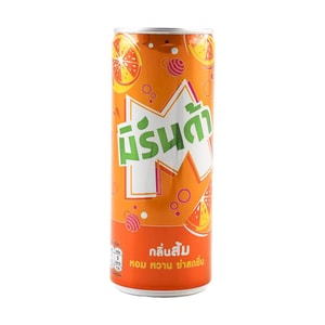 泰国版MIRINDA美年达 碳酸汽水 橙子味 245ml