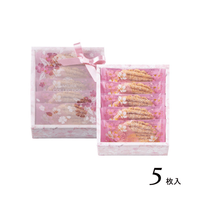 [일본 직배송] 로쿠메이칸 벚꽃잎 초콜릿 파이 (5개입)