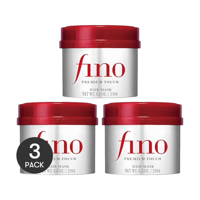 FINO Premium Deep Penetration Hair Mask Treatment -, 8.11 oz *3 Packing May Vary【Value Pack】