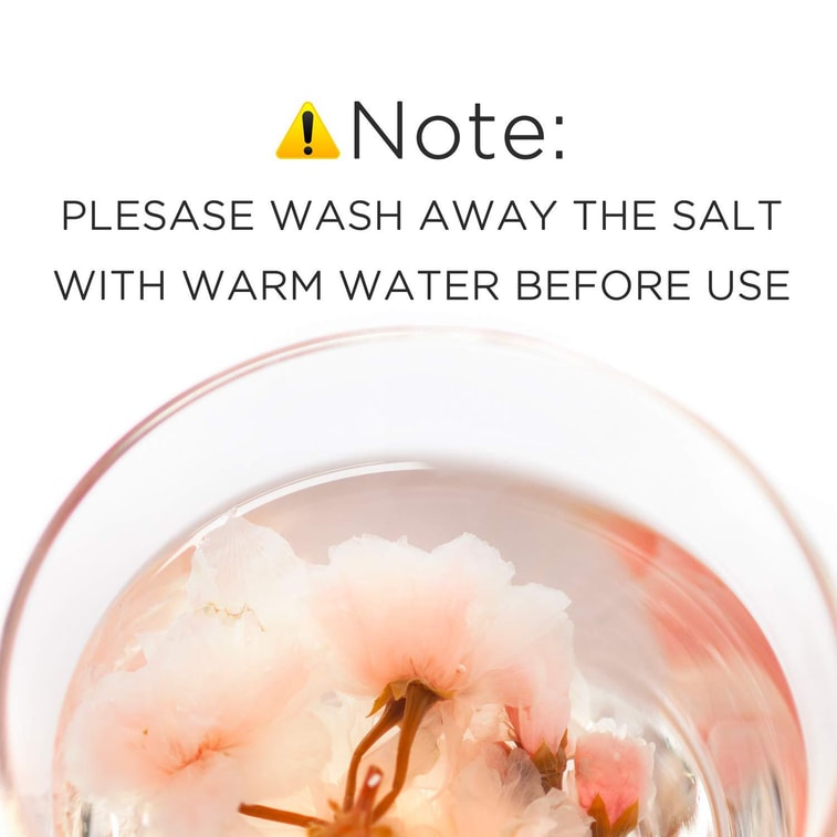 Edible Salt Pickled Sakura Pickled Sakura Cherry Blossoms 70g / 2.47oz 8