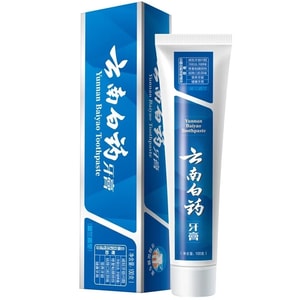 雲南白藥 牙膏 減輕牙齦問題 祛牙漬 口氣清新 留蘭香型 100g