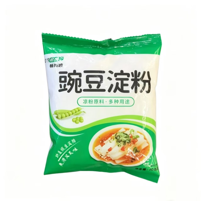 Yam And Pea Starch, Special Powder For Cold Jelly 100g*1 pack (100g) For Cold Noodles, White Cold Jelly, Sichuan Cold Jelly Edible Starch Ingredients
