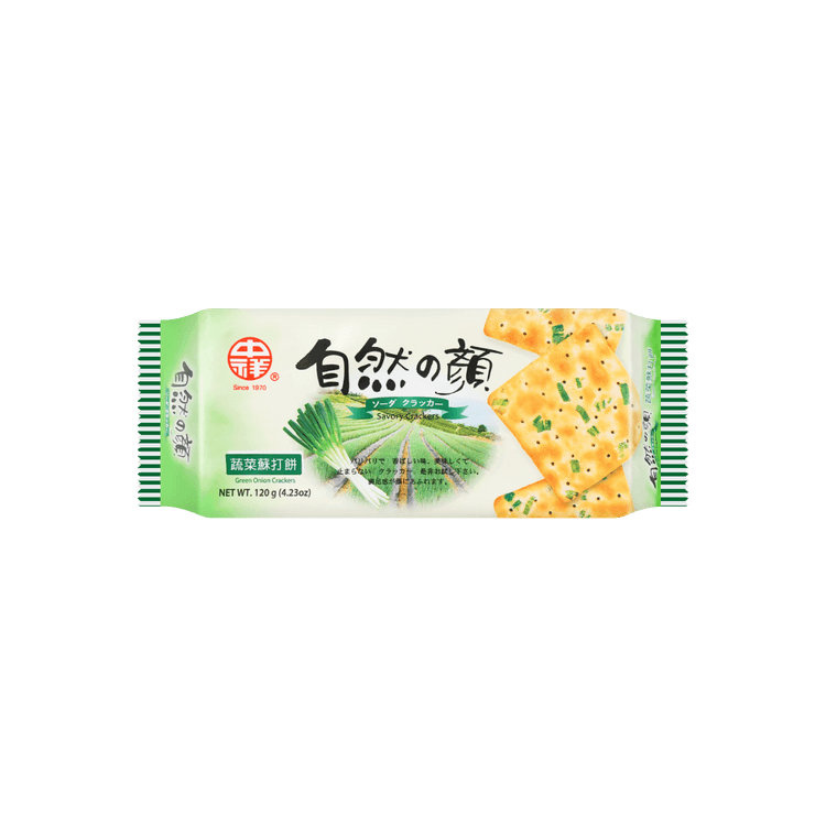 ZHONGXIANG Green Onion Soda Crackers, 4.23 oz - Yami.com