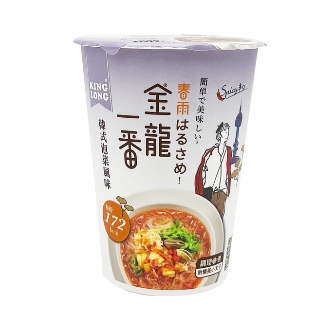 【台湾直送】中農金龍一番 韓国キムチ味 35.5g