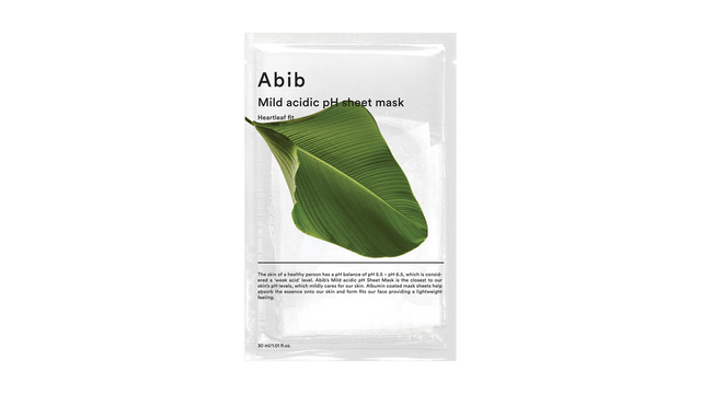 Abib Mild Acidic pH Sheet Mask Heartleaf Fit 10 Sheets - Yamibuy.com