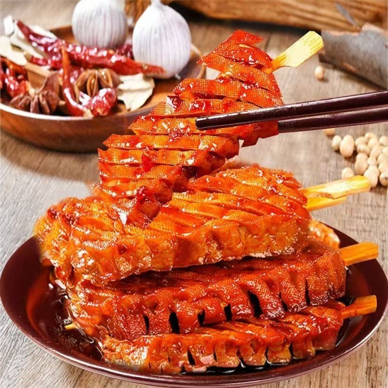 Spicy Dried Bean Curd Snacks With Orchid Flavour, Hunan Speciality 85g*1 Bag, 85g, Spicy And Chewy 4