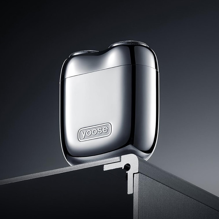 남성용 트렌디한 휴대용 합금 전기 면도기, 완전 방수, 미니 면도기 2.0 전기 도금 실버 【WANG YIBO의 선택】 4