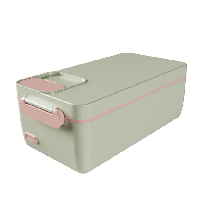 Electric lunch box rechargeable lunch box water-free heat preservation and heating lunch box matcha color 1 piece