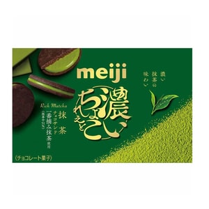 【日本直邮】日本 MEIJI明治 抹茶夹心巧克力饼干 抹茶含量51% 6枚