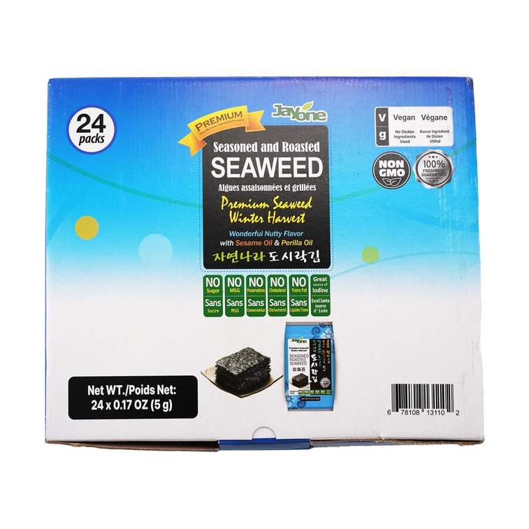 자연나라 도시락 김, 구운 김 24팩/박스 9