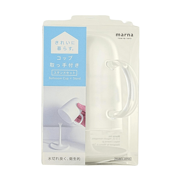Cup Holder Set With Handle, Clear Type, Cup Draining Storage, Bathroom Countertop Organizer 3