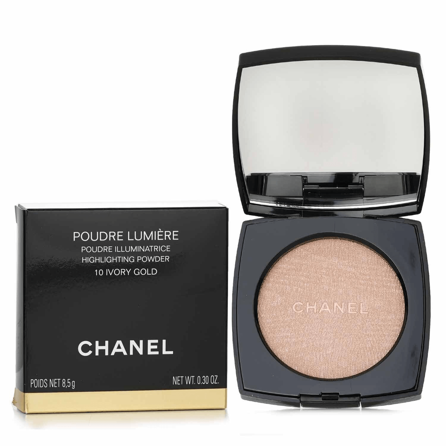 【新品】CHANEL POUDRE LUMIÈRE 10 IVORY GOLD Chanel Poudre Lumiere Highlighting Powder - # 10 Ivory Gold 8.5g