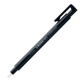 Tombow Eraser with Case MONO ZERO Circular black