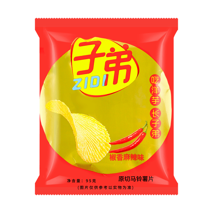 【人氣回歸】【雲南風味】子弟馬鈴薯片 椒香麻辣味 95g