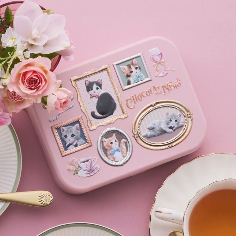 【日本直郵】 日本 摩洛索夫 限時 喵不可言 小貓巧克力什錦禮盒 13枚入