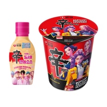 【Cup Noodles Combo】 K-pop Demon Hunters 【Shin Ramyun Cup +Toomba All-Purpose Sauce】【Netflix Limited Edition】