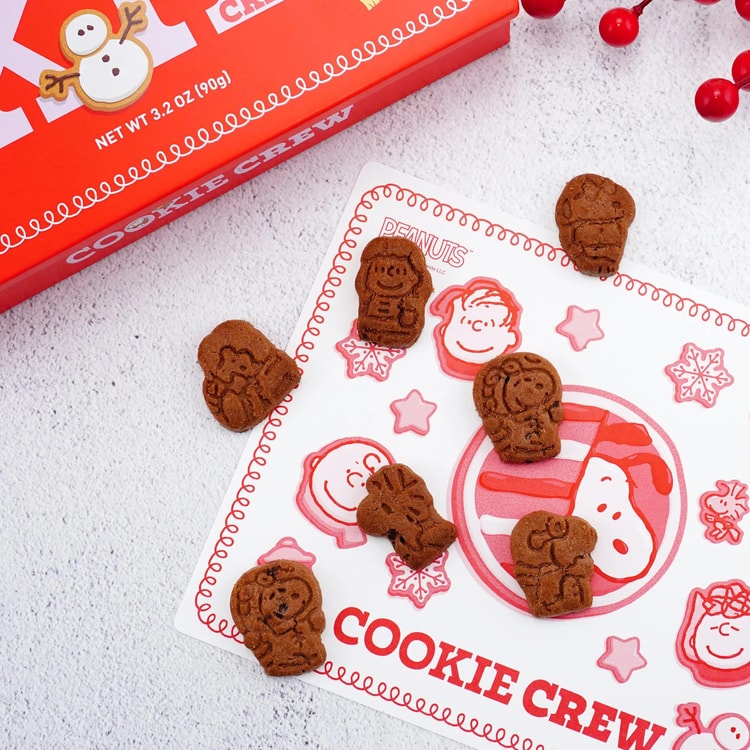 HOKKA Snoopy Cookie Limited Gift Tin,Chocolate & Maple Flavor,3.2
