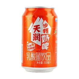 天潤 奶啤酒 沙棘味 氣泡乳酸菌飲料 300ml【0酒精】【新疆爆款牛奶啤酒】