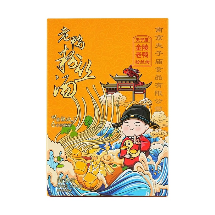 夫子廟 遊味 金陵老鴨粉絲湯 酸湯口味 254.2g【南京特產】
