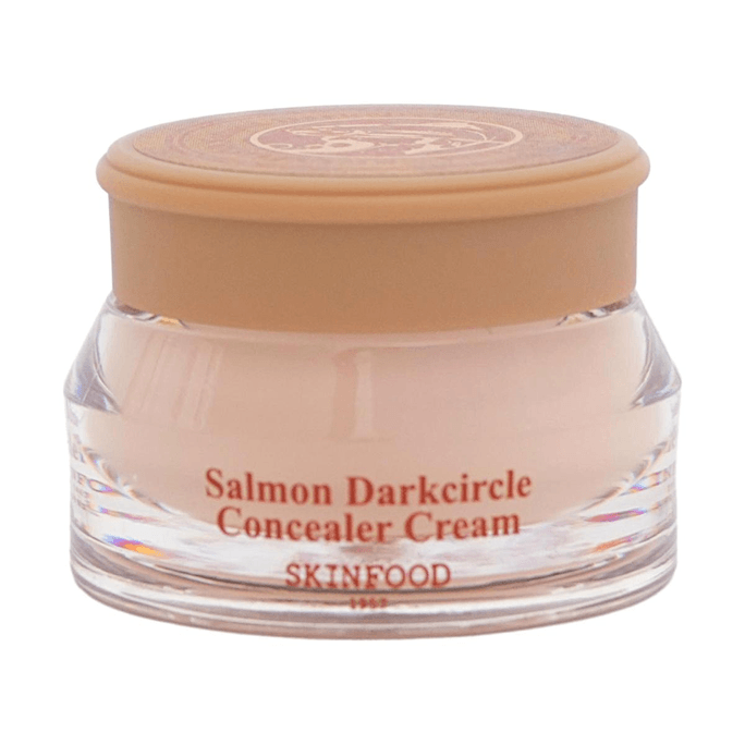 Salmon Dark Circle Concealer Cream #No.0 Light 0.35 oz Under Eye Brightening Smooth Texture