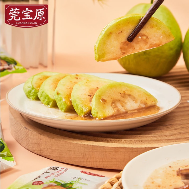 【中國直郵】莞寶原 冰花酸梅醬 老牌子正牌梅子醬 水果撈燒鴨燒鵝蘸醬 小包裝32g*2包 4
