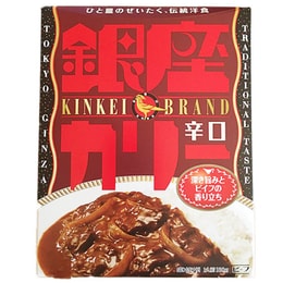 【日本直郵】 明治MEIJI 銀座GINZO 系列即食咖哩辣味咖哩 180g