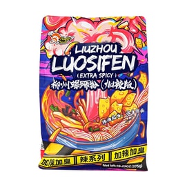 好欢螺出口版 柳州螺蛳粉 加臭加辣味 375g【正宗柳州味道】