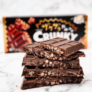 Crunky Chocolate Bar, 1.65 oz【3.5% Rice Puff Crispy Texture】