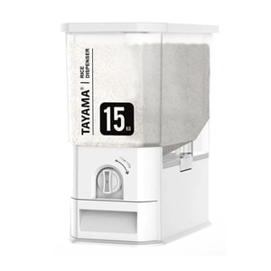 타야마 쌀 분배기 곡물 저장 용기 33파운드