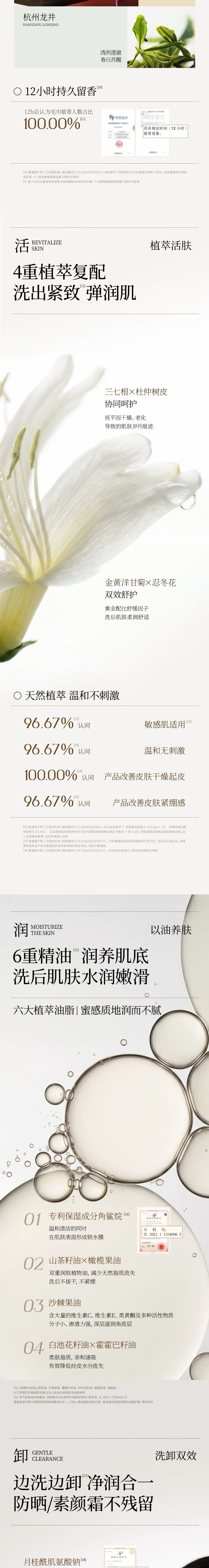 【Expédition directe de Hong Kong】 Xitai Essence de parfum pour le corps Rose de Jinshan 400ml Cadeau : même parfum 50ml + 3 échantillons de gel douche 8ml + boule de douche + feuille de cire 4-en-1 parfum pour le corps Parfum 12h apaisant raffermissant Double effet lavage et démaquillage