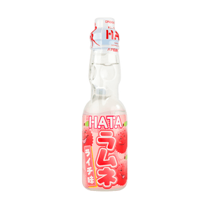 日本HATAKOSEN哈达 弹珠波子汽水 荔枝味 200ml