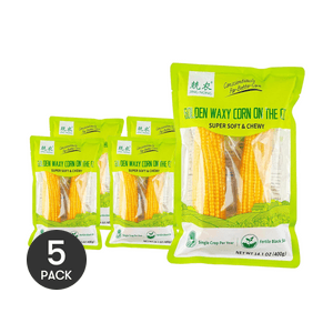 兢农 黄糯玉米 2根装 400g*5【5份装】【高纤低卡粗粮早餐】