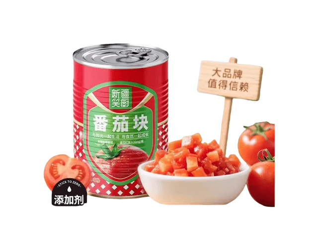 xiaochu Xinjiang tomato chunks 400g * 1 fresh diced canned