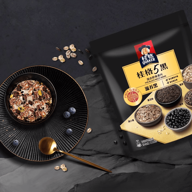 QUAKER 5種類の穀物入りインスタントオートミール、20.49オンス - Yami