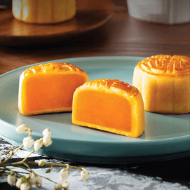 【Value Pack】Hong Kong Creamy Custard Mooncake Gift Box - 8 Pieces, 12.69oz,Short Shelf Life *2【Mid-Autumn Festival】