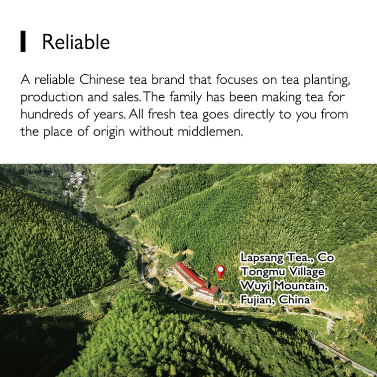 正山堂 特级正山小种红茶 正宗桐木关传统烟熏工艺 罐装50g 10