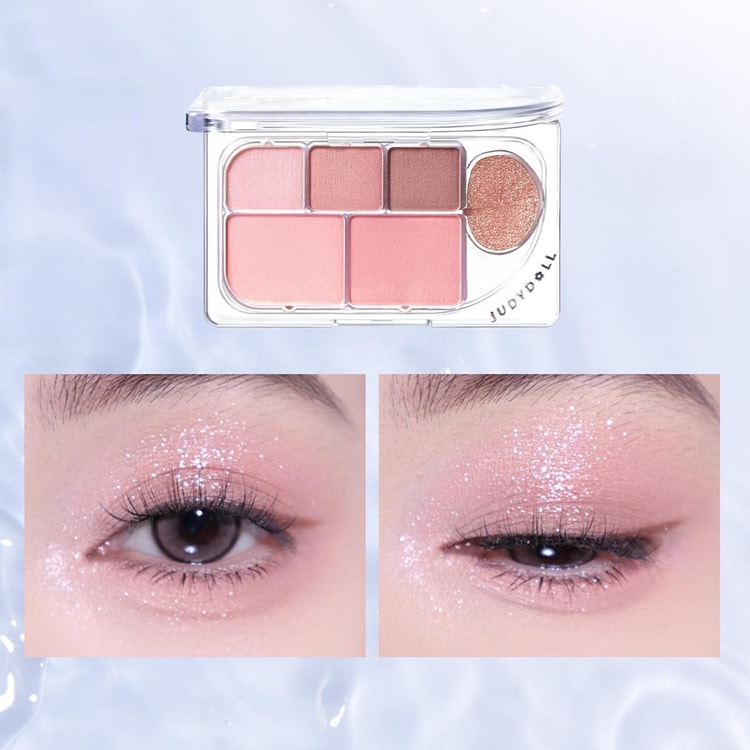 Judydoll 精巧な6色アイシャドウパレット、0.28オンス #01