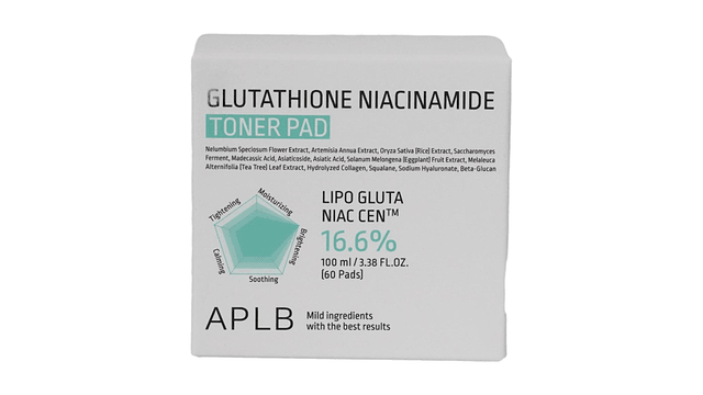 glutathione niacinamide toner pad APLB 3.38 fl.oz (60 Pads) Brightening and Soothing Care The pads are impregnated regeneration supplement Size:One-time purchase ✨ ACLARA E ILUMINA