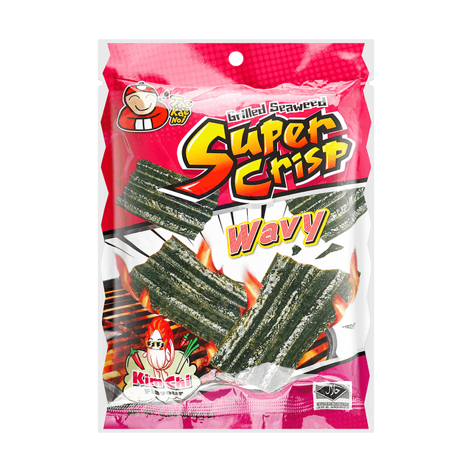 Super Crispy Grilled Seaweed Kimchi Flavor 24g