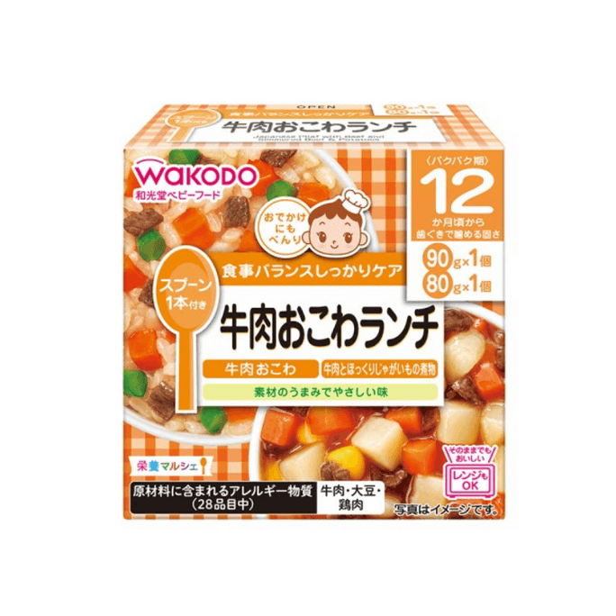 [일본 직송] 와코도 영양보충식 찹쌀 런치 90g*1 + 80g*1