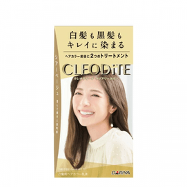 日本 DARIYA CLEODiTE 遮白发染发剂 - 浅米色(包含染前和染后护理) 72g+72ml+20ml+20g