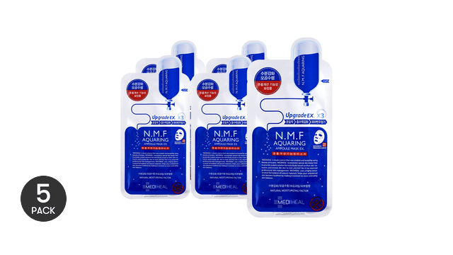 メディヒールN.M.FアクアリングアンプルマスクEX 100枚 ① MEDIHEAL(メディヒール) N.M.F アクアリング アンプルマスク EX 5枚 - Yami