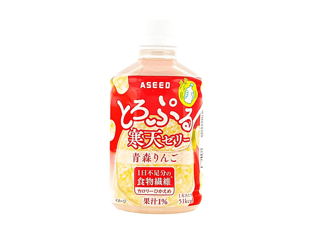 ASEED Toropuru Kanten Jelly Drink , Aomori Apple Flavor, 9.47 oz
