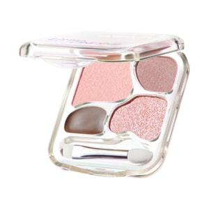 Idol 4-in-1 Eye Palette, Under-Eye Brightening, Shimmer Eyeliner & Multi-Use Design, #02 Romantic Nude Pink