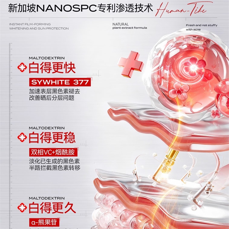 【中国直邮】 新加坡 Kuvive 果酸焕白身体乳 美白身体乳保湿滋润女皮肤干燥止痒果酸去鸡皮持久留香润肤乳 300g/瓶 4