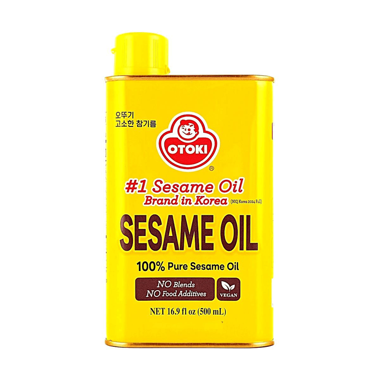 프리미엄 볶은 참기름, 캔, 16.9 fl oz 3