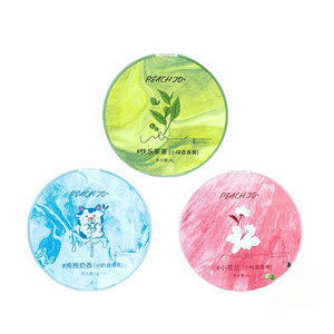   食颜派 圆盘香膏三盒装 抱抱奶香+快乐茶茶+小苍兰