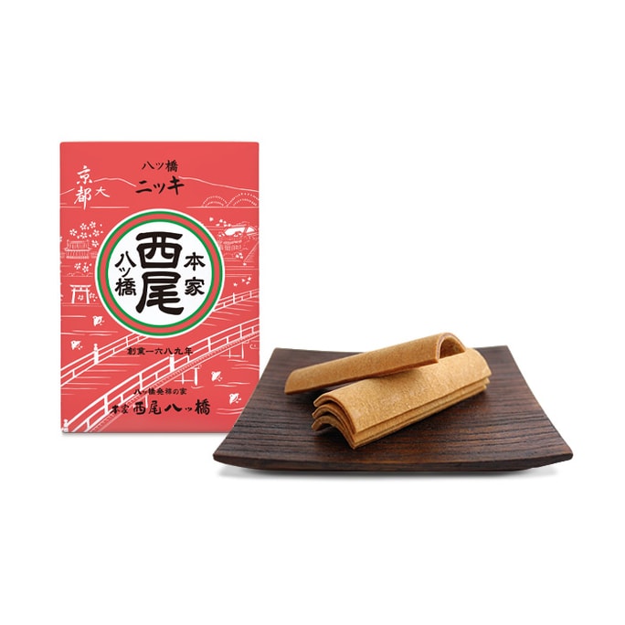 【日本直邮】 日本 本家西尾八桥 肉桂八桥 30枚