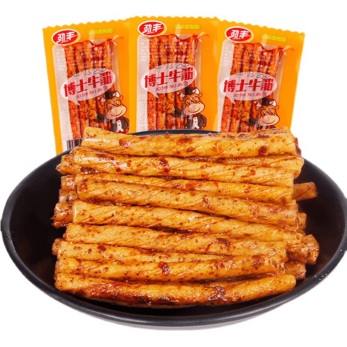Dr. Beef Tendon Spicy Strips 20g*12 packs Spicy Numb Childh…